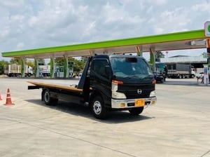 HINO XZU 136 รถสไลด์ถาดกองพื้น สแตนเหล็ด 