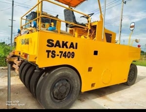 TS7409 รถบด 9 ล้อ เช็กซ่อม เพลาหน้า