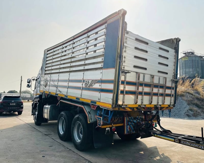 ISUZU FXZ 360 พ่วงแม่ลูกดั้มพ์เกษตร