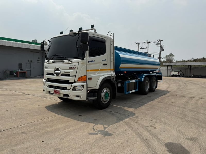 เข้าใหม่❗️ไมล์ 63,276❗️ HINO FM8J 260  บรรจุ 12,000 ลิตร ถังใหม่ๆ ปี 2565