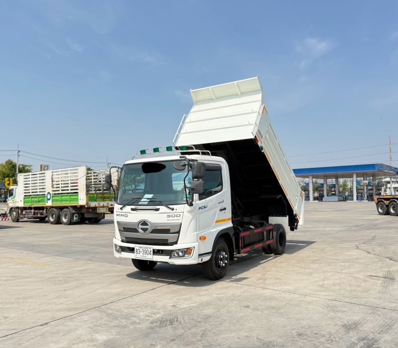 เข้าใหม่❗️ไมล์ 9,991 กิโล❗️ HINO NEW FC9J 210  ดั้มพ์ 5 คิว
