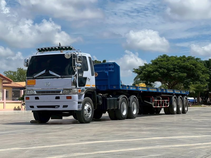 HINO FM2K 260 ปี 2540 หัวลาก พร้อมหางพื้นเรียบ 