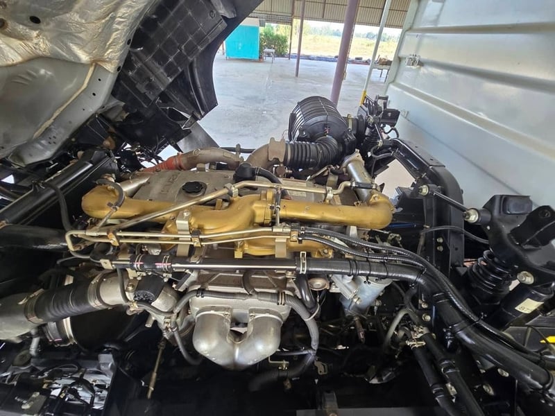 ISUZU FXZ 360 แรง พ่วงแม่ลูก ดัมพ์หินทราย สามมิตร