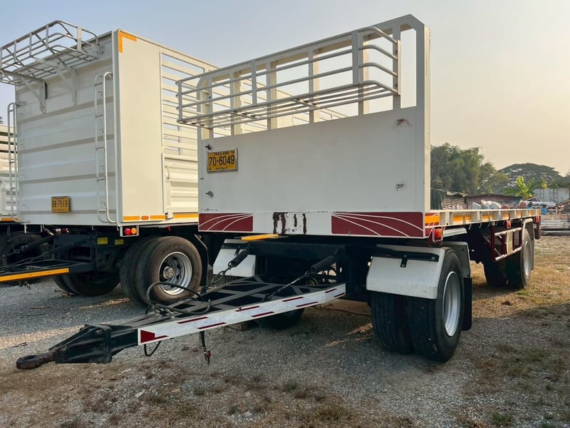 ขายด่วน ลูกพ่วงพื้นเรียบ 2 เพลา