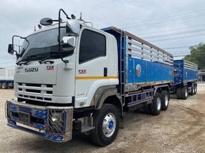 ISUZU FXZ 360 ปี 2560 พ่วงแม่ลูกดั้มพ์ กระบะมีเนียมม