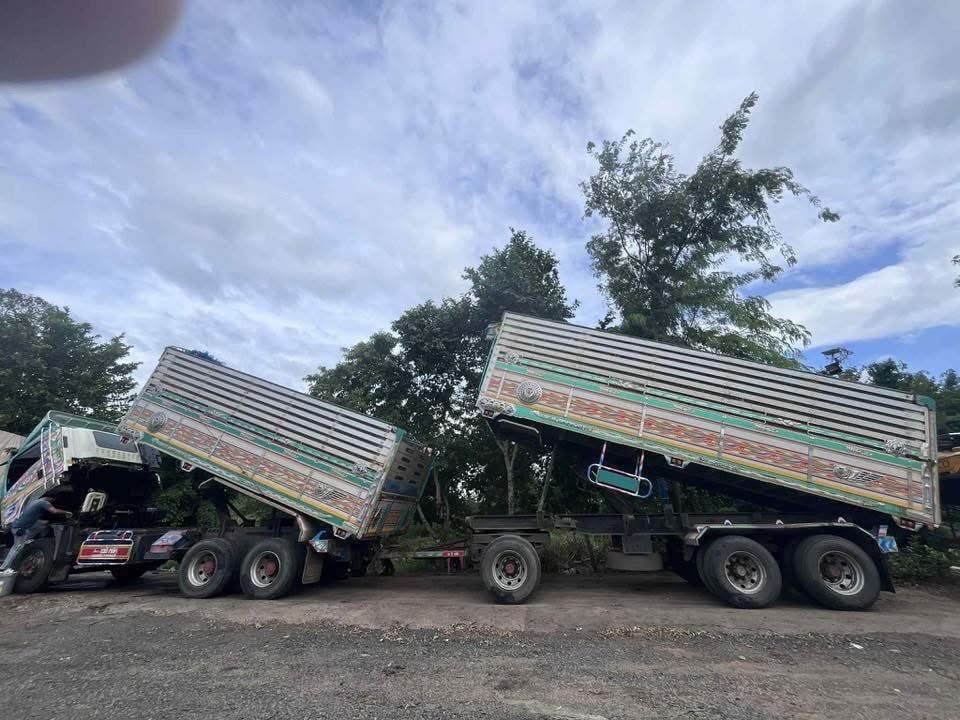 ดาวน์ต่ำได้เลย  ISUZU 360 แรง  พ่วงแม่ลูกดั้มพ์เกษตร