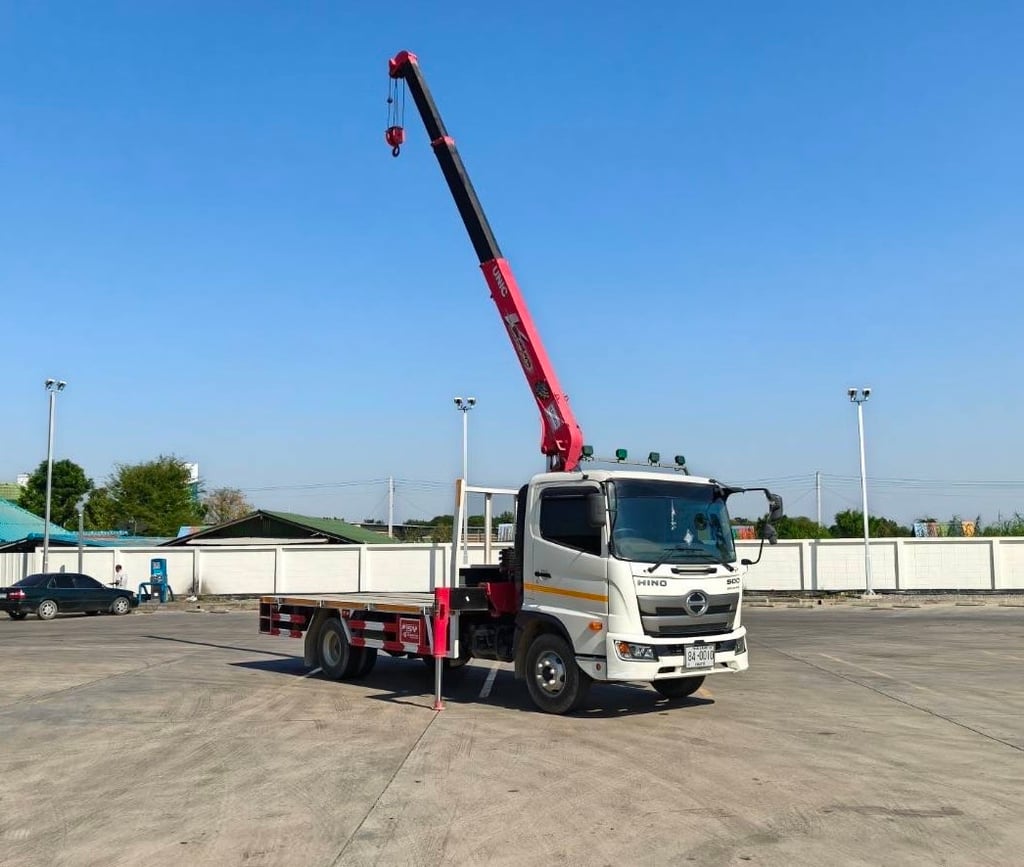 ไมล์ 49,662 กิโล❗️HINO FC9J 210 ปี 2567 ติดเครน 3 ตัน