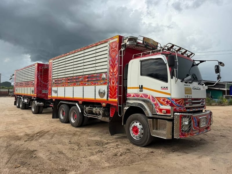 SUZU FXZ 360 แรง พ่วงแม่ลูกดั้ม    เฟืองเร็ว