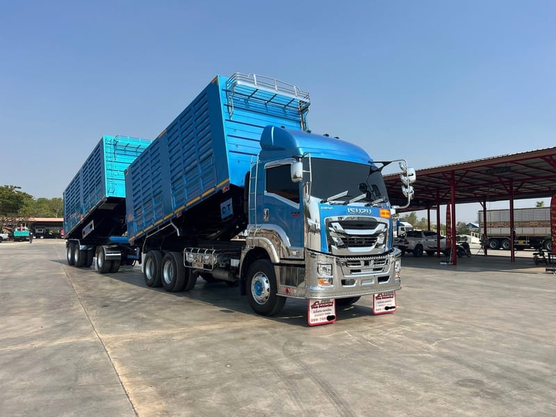 ISUZU GIGA FXZ 360 MT พ่วงแม่ลูกดั้มพ์เกษตร
