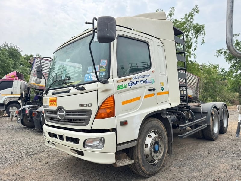 หัวลากก๊าส CNG พร้อมหางก้าง 2 เพลา