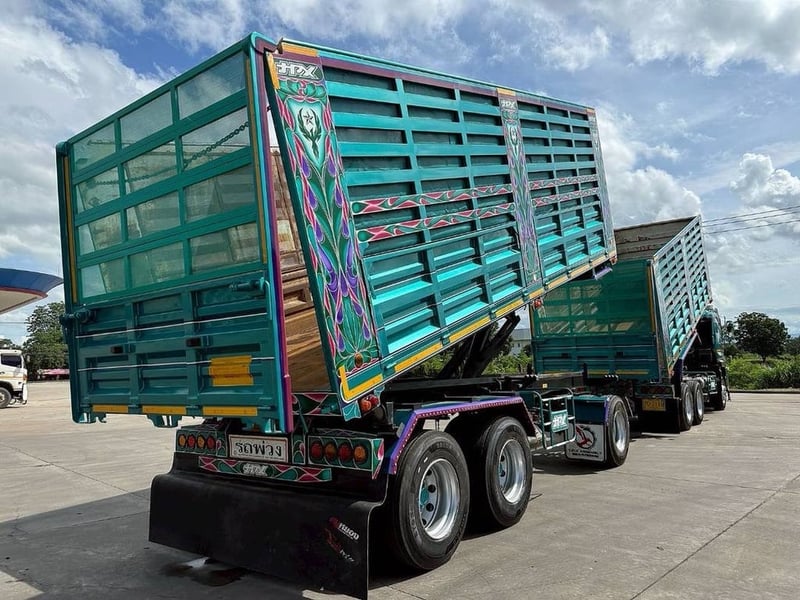 ไมล์ 270,000❗️ISUZU FXZ 360 พ่วงแม่ลูก ดั้มพ์เกษตร อู่ ฟินิกซ์