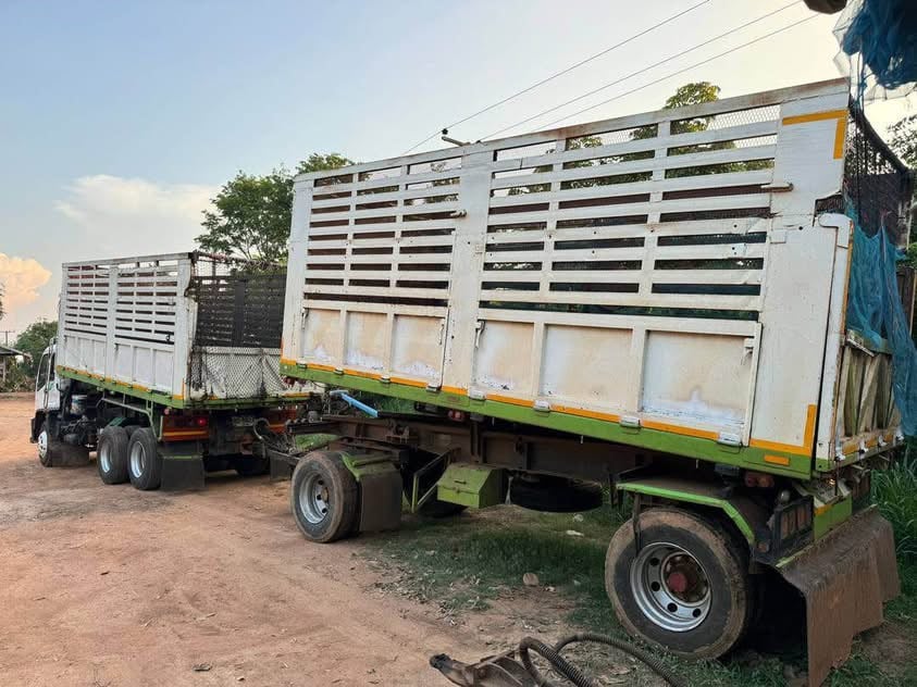 ISUZU FXZ 270  พ่วงแม่ลูกดั้มพ์เกษตร