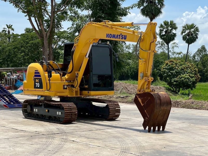 ไมล์ ช.ม 898❗️KOMATSU PC70-8   PM เหลือ 4,000 ช.ม