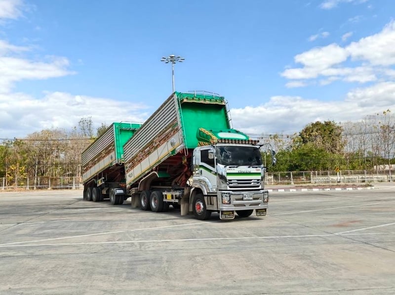 ISUZU FXZ 360 พ่วงแม่ลูกดัมพ์คอกเกษตร