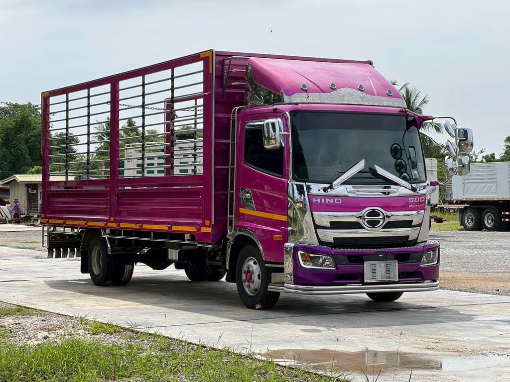 6ล้อ FC9J 210 แรง คอกสูงยาว 6.70 เมตร กว้าง 2.35 ม (กว้างใน) สูง 2.00 ไมล์ 39,XXX กิโล ปี 2567 