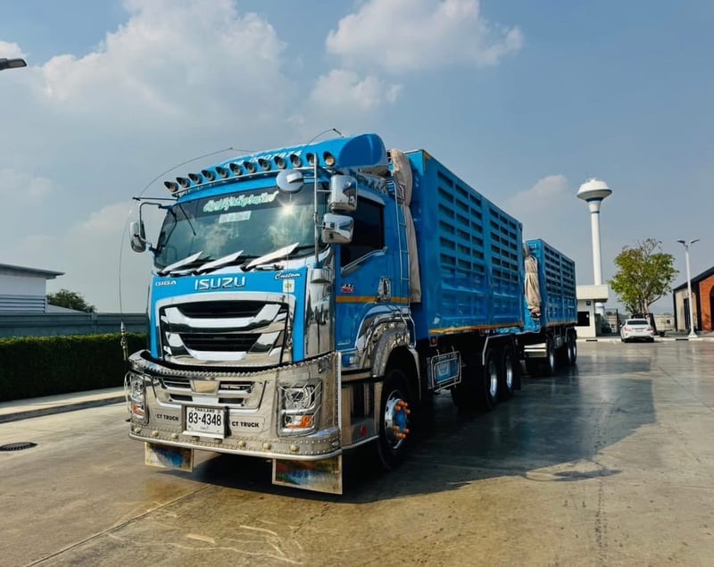 เข้าใหม่❗️ไมล์ 1 แสน❗️GIGA FXZ 360 MT พ่วงแม่ลูกดั้มพ์เกษตร