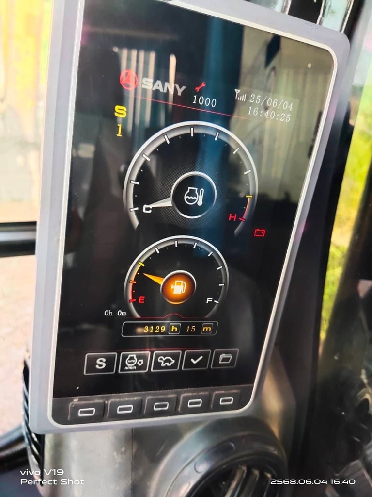 ไมล์ 3,000 ซ.ม❗️SANY SY135C  เอกสารอินวอย 