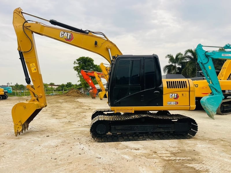 CAT312D2 เดิมๆเครื่องปั๊มแห้ง  แอร์เย็นระบบไวเร็วแรง โซ่ใหม่ 