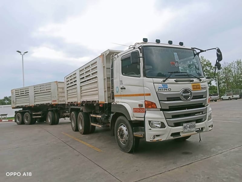 HINO FM2P 380 สนใจ.088-9799578 พ่วงแม่ลูกดั้มพ์หินทราย ไมล์ ก.ม 100,263 HINO FM2P 380 สนใจ.088-9799578 พ่วงแม่ลูกดั้มพ์หินทราย ไมล์ ก.ม 100,263