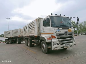 HINO FM2P 380 สนใจ.088-9799578 พ่วงแม่ลูกดั้มพ์หินทราย ไมล์ ก.ม 100,263 HINO FM2P 380 สนใจ.088-9799578 พ่วงแม่ลูกดั้มพ์หินทราย ไมล์ ก.ม 100,263
