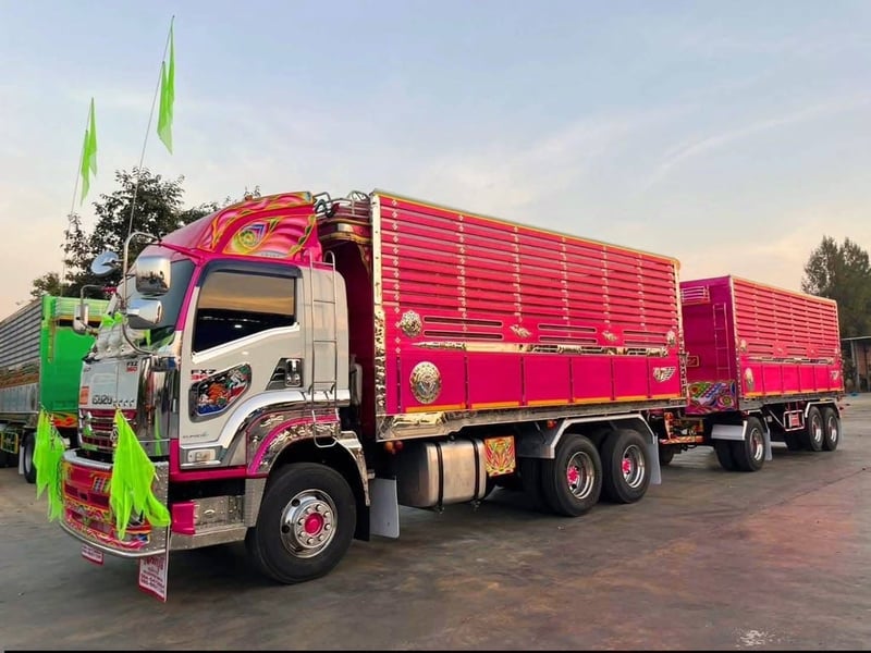 ISUZU FXZ 360 ปี 2559 พ่วงแม่ลูกดั้มพ์ คอกเกษตร