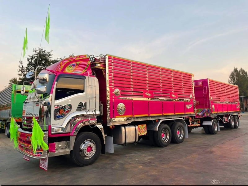 ISUZU FXZ 360 พ่วงแม่ลูกดั้มพ์