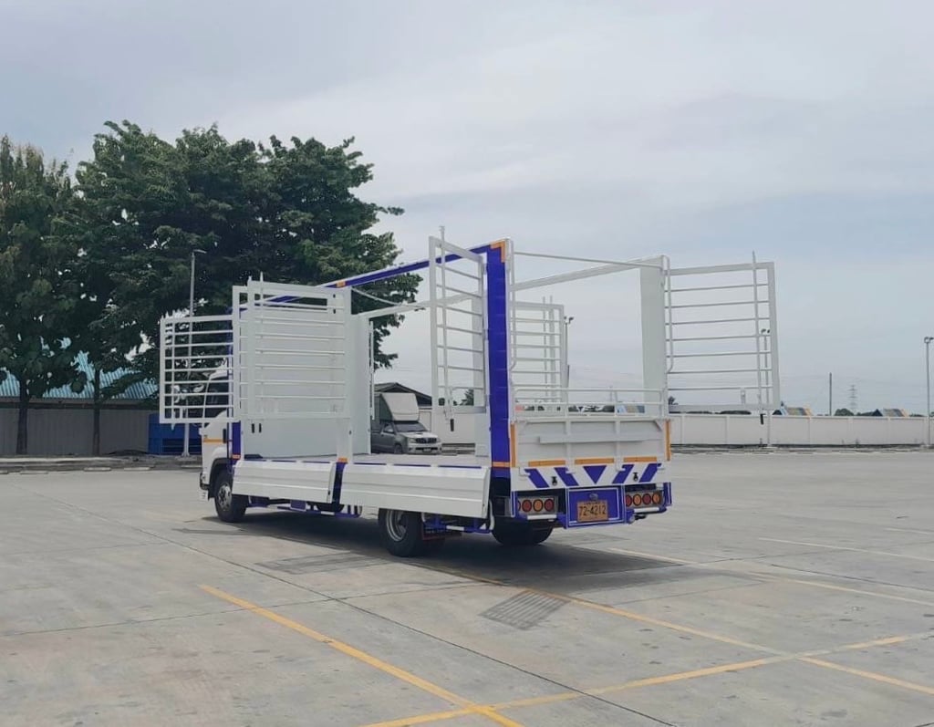 ISUZU.FRR 210 แรงกะบะเหล็กเปิดข้างได้รอบ