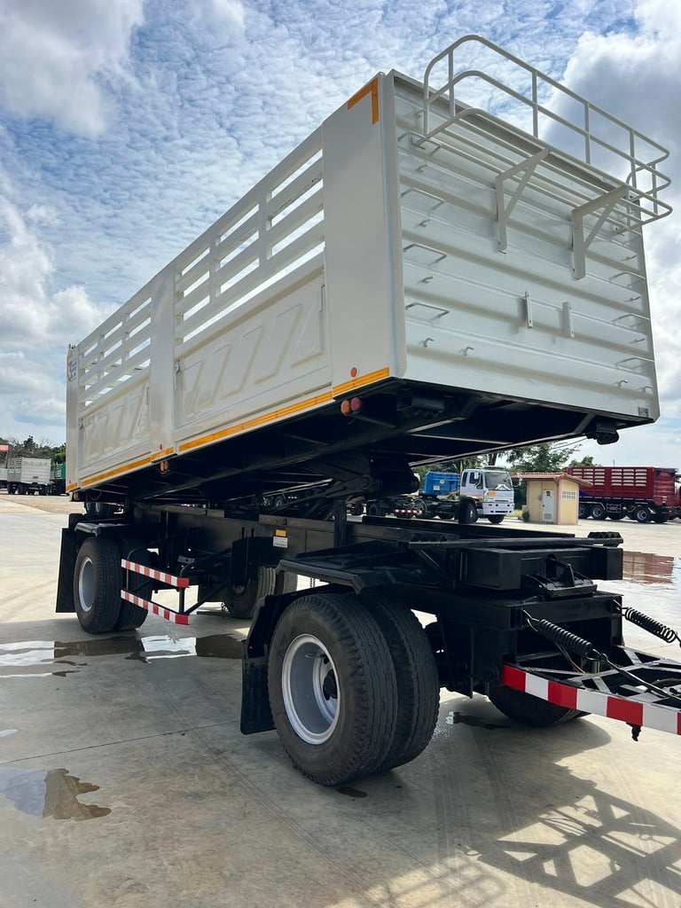 ลูกพ่วงดัมพ์ สามมิตร 2 เพลา ยาว 6.00 มอิฐ ลูกพ่วงดัมพ์ สามมิตร 2 เพลา ยาว 6.00 มอิฐ