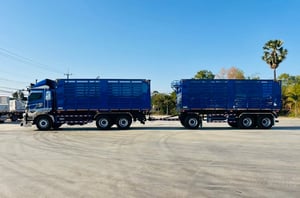 ฟรีๆ❗️ไมล์ 546,48 กิโล❗️HINO FM 2P 380 พ่วงแม่ลูกดั้มพ์