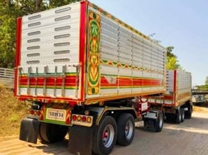 ISUZU FXZ 360 พ่วงแม่ลูกดั้มพ์