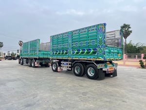 HINO FM1A 344 พ่วงแม่ลูกดั้มพ์เกษตร