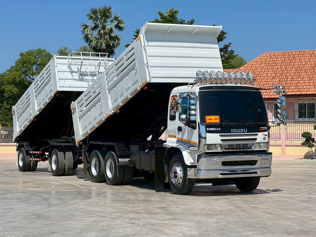ไมล์777,333❗️ISUZU FXZ 270 ยูโร พ่วงแม่ลูก ดั้มพ์สามมิตร ไมล์777,333❗️ISUZU FXZ 270 ยูโร พ่วงแม่ลูก ดั้มพ์สามมิตร