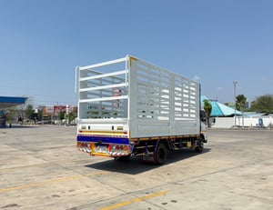 ISUZU NQR 175 ไมล์ 98,918 กิโล กะบะเหล็กคอกเกษตร 