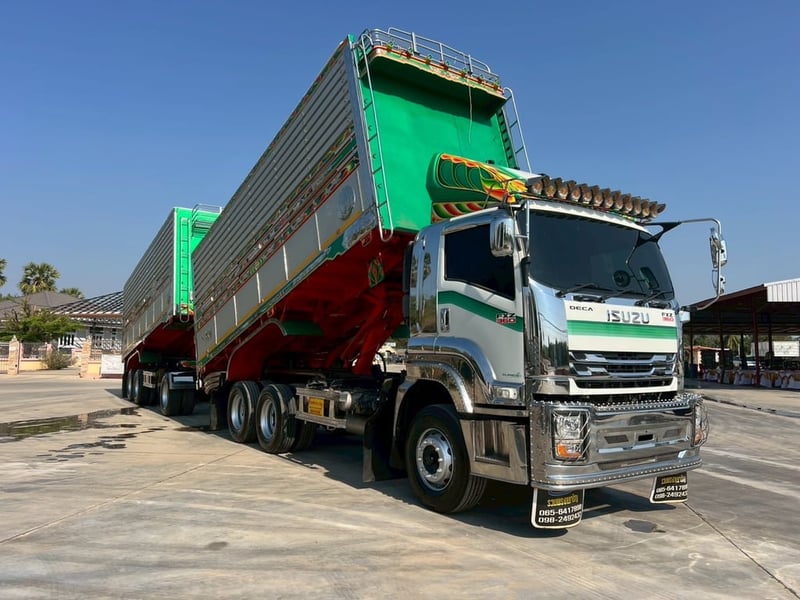 ISUZU FXZ 360 แม่ลูกดัมพ์คอกเกษตร