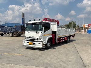 ไมล์ 84,526 ก.ม❗️ISUZU NEW FRR 210 ติดเครน 3 ตัน UNIC UCAN ขาสลับ  4 ปลอก ยาวใน 642 เมตร  ปี 2566  ราคา 1,550,000 บาท 📞094-653-6339 อิฐ