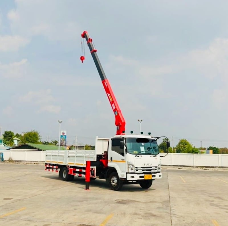 ติดเครน 5 ตัน❗️ไมล์ 84,706❗️ISUZ NEW FRR 210