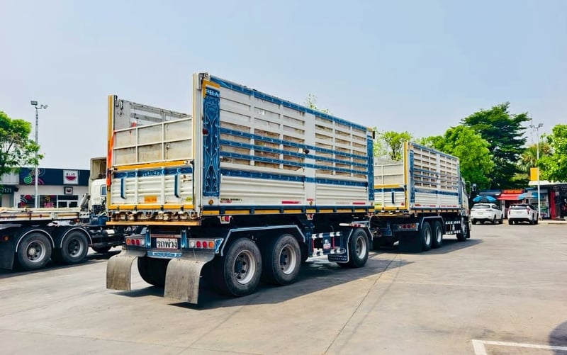 HINO FM2P 380 ไมล์ 8 หมี่น พ่วงแม่ลูกดั้มพ์