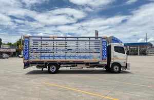 HINO NEW FC9J 210 กะบะปีเนียม พื้นเหล็ด  ยาว 6.50 เมตร ปี 2565
