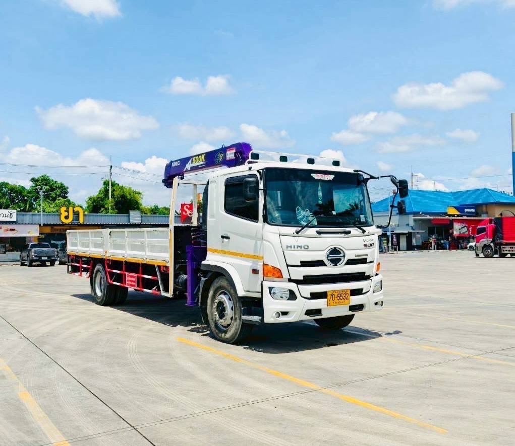 HINO FG8J 240 ปี 2566 ติดเครน 5 ตัน HINO FG8J 240 ปี 2566 ติดเครน 5 ตัน