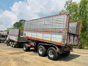 ISUZU FXZ 360 พ่วงแม่ลูกดั้มพ์คอกเกษตร 