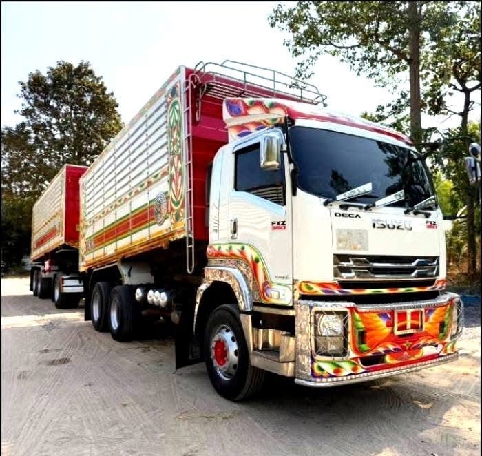 ISUZU FXZ 360 พ่วงแม่ลูกดั้มพ์