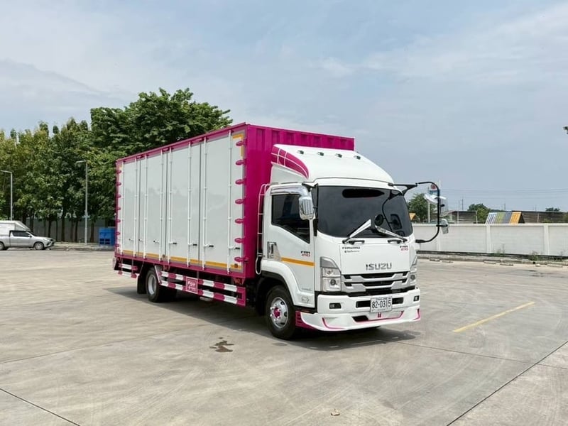 ไมล์ 47,171 กิโล❗️ISUZU NEW FRR 210 ตู้เเห้ง 10 บาน