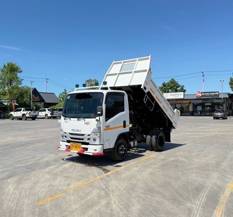 โปรโมชั่น❗️ค่าจัดโอนประกัน❗️ฟรี ( ถึง 31-8-68 )  ไมล์ 16,864 กิโล❗️ISUZU NMR 130  ปี 2566  ดั้มพ์