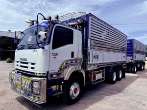 SUZU FXZ 360 พ่วงแม่ลูกดั้มพ์  เฟืองเร็ว