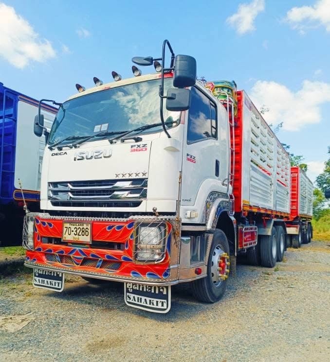 ISUZU FXZ 360 ปี 2561 พ่วงแม่ลูกดั้ม ISUZU FXZ 360 ปี 2561 พ่วงแม่ลูกดั้ม