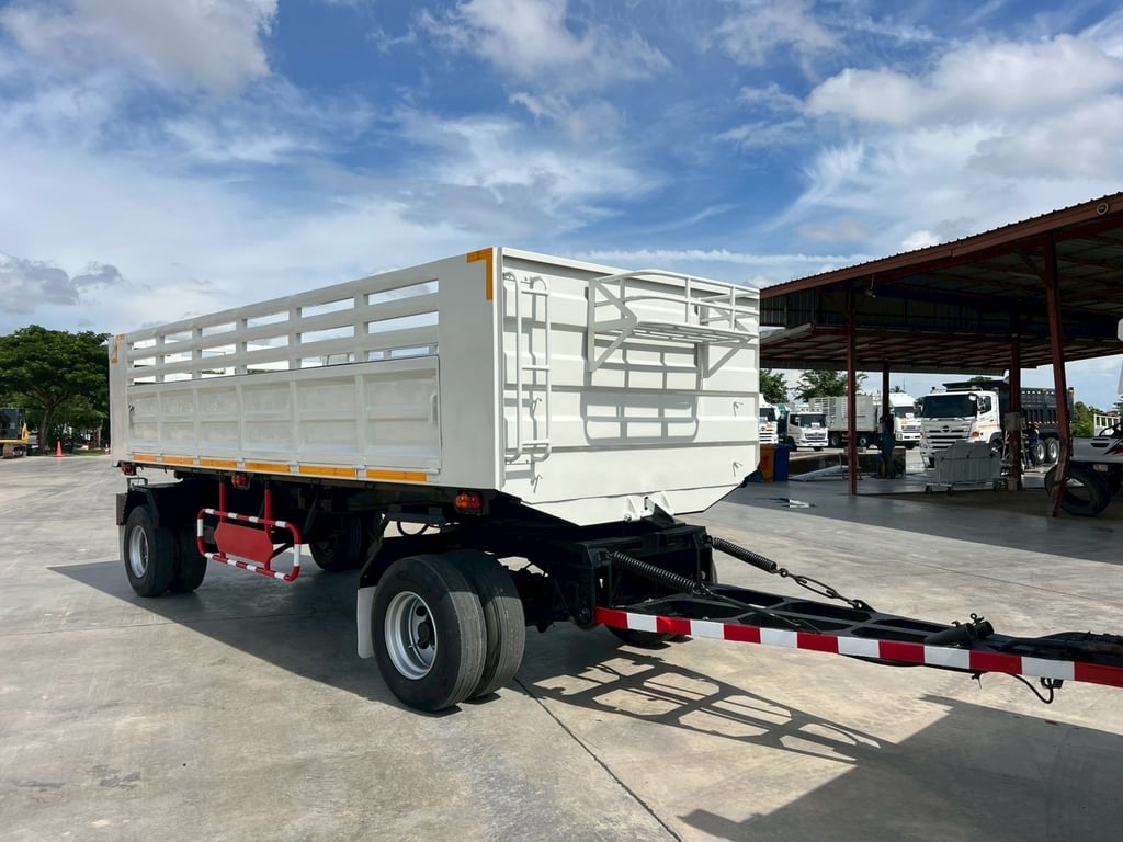 ลูกพ่วงดั้มพ์  2 เพลา ปี 2562 ( สำหรับ ตัวแม่ 6 ล้อ ) ลูกพ่วงดั้มพ์  2 เพลา ปี 2562 ( สำหรับ ตัวแม่ 6 ล้อ )