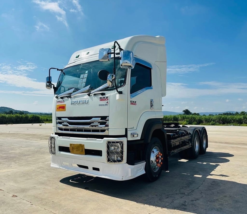 ISUZU 360 แรง หัวลากพร้อมหางโรเบส สองเพลา