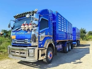 รถพ่วงแม่ลูกดั้มพ์ ISUZU FXZ 360 แรง ปี 2564