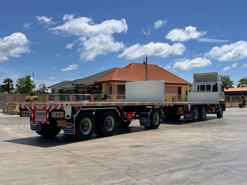 HINO FM1A 344 พ่วงแม่ลูกพื้นเรียบ บรรทุกของ 34,700 ตัน HINO FM1A 344 พ่วงแม่ลูกพื้นเรียบ บรรทุกของ 34,700 ตัน