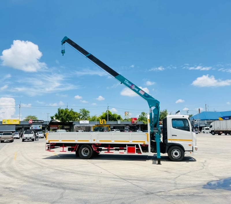 เข้าใหม่❗️HINO NEW FC9J 210 ติดเครน  ZR 503 ขนาด 5 ตัน